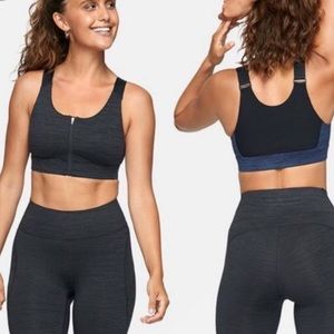 Outdoor voices zip powerhouse bra